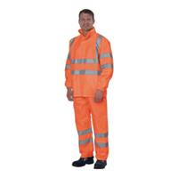 Asatex Warnschutz-Regenjacke Gr.XL orange PREVENT