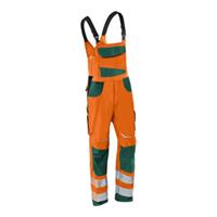 Kübler PSA Reflectiq Latzhose 3207 warnorange/moosgrün 98