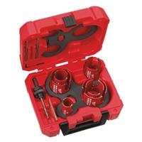 milwaukee 4932464939 10-delige Big Hawg Gatzagenset met Carbide-tanden - Multi-materiaal - 35/44/51/57/68/76