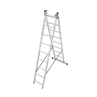 KRAUSE Alu Vielzweckleiter 030 Corda 3 x 9 Stufen