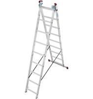 KRAUSE Alu Vielzweckleiter 033 Corda 3 x 9 Stufen