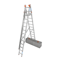 KRAUSE Alu Vielzweckleiter 1297 Monto Tribilo 3 x 12 Stufen