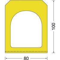 Moravia 422.19.641 MORION laadperronstootrand geel (l x b) 1000 mm x 80 mm