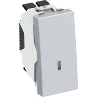 obobettermann Geräteeinbaukanal Wechselschalter (B x H x T) 22 x 45 x 36mm 1 St. Aluminium