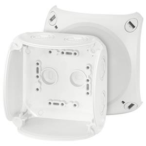 Hensel 62000045 Abzweigkasten (L x B x H) 70 x 104 x 104mm Lichtgrau (RAL 7035) IP66, IP67, IP69 1St