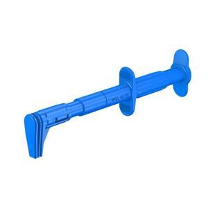 stäubli GRIP-F Sicherheits-Abgreifklemme Steckanschluss 4mm CAT III 600V Blau