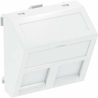 obobettermann Abdeckung Datentechnikträger (B x H x T) 45 x 45 x 26mm 1 St. Aluminium