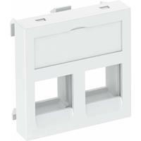obobettermann Abdeckung Datentechnikträger (B x H x T) 45 x 45 x 9mm 1 St. Aluminium