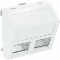 obobettermann Abdeckung Datentechnikträger (B x H x T) 45 x 45 x 26mm 1 St. Aluminium