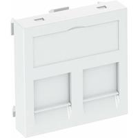 obobettermann Abdeckung Datentechnikträger (B x H x T) 45 x 45 x 9mm 1 St. Aluminium