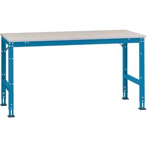 Manuflex AU6111.5007 Arbeits-Anbautisch UNIVERSAL Standard mit Melaminplatte, BxTxH = 2000 x 800 x 7