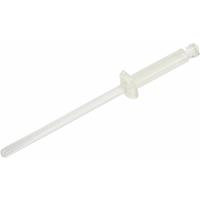 Klinknagel Gat diameter 5.7 mm Polyamide 6UL 94-V2 Transparant 1 stuk(s)