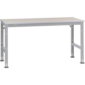 Manuflex AU6101.9006 Arbeits-Anbautisch UNIVERSAL Standard mit Melaminplatte, BxTxH = 1750 x 1200 x