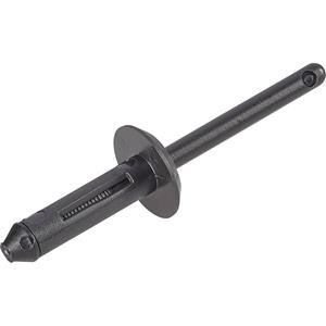 pbfastener Spreizniete Loch-Ø 5mm Schwarz