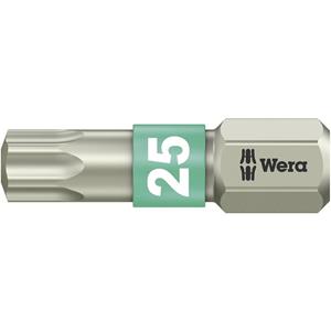 wera 3867/1 TS TX 25 X 25 MM Torx-bit T 25 RVS D 6.3 1 stuk(s)