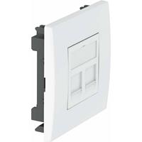obobettermann Montagezubehör Datentechnikmodul (B x T) 84mm x 24.3mm 1 St. Weiß