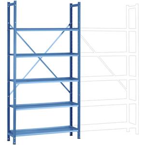 Manuflex RA3151.5012 Fachbodenregal-Grundmodul (B x H x T) 1250 x 2500 x 700mm Stahlboden