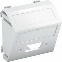 obobettermann Abdeckung Multimediaträger (B x H x T) 45 x 45 x 26mm 1 St. Aluminium