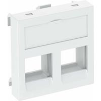 obobettermann Abdeckung Datentechnikträger (B x H x T) 45 x 45 x 9mm 1 St. Weiß