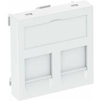 obobettermann Abdeckung Datentechnikträger (B x H x T) 45 x 45 x 9mm 1 St. Grau