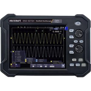 voltcraft DSO-5072H Batterie, Digital-Oszilloskop, Hand-Oszilloskop (Scope-Meter) 70MHz 2-Kanal 1 GS