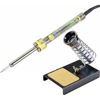 TOOLCRAFT JLS-03 Lötkolben-Set 230V 60W Bleistiftform +200 - +450°C inkl. Ablage