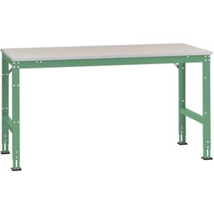 Manuflex AU6101.6011 Arbeits-Anbautisch UNIVERSAL Standard mit Melaminplatte, BxTxH = 1750 x 1200 x