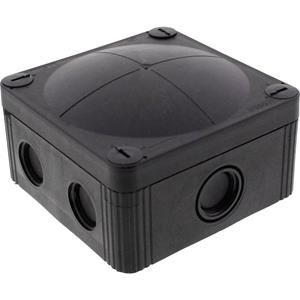 Wiska 10105603 Abzweigkasten (L x B x H) 95 x 95 x 60mm Schwarz (RAL 9005) IP66/IP67 1St.