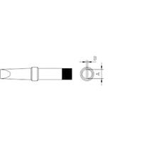 Weller 4PTH6-1 Lötspitze Flachform Spitzen-Größe 0.8mm Inhalt 1St.