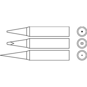 startec Star Tec 80154 Lötspitze Bleistiftform Spitzen-Größe 1mm Inhalt 1St.