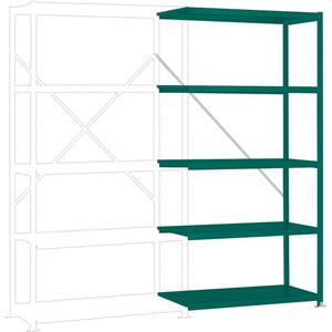 Manuflex RP1153.0001 Magazijnstelling uitbreidingsmodule (b x h x d) 1000 x 2000 x 500 mm Staalbodem