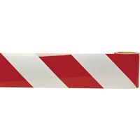 Moravia MORION-Warnmarkierung-Flex DIN 30 710 rot/weiß (L x B) 9m x 141mm