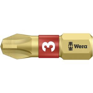 Wera 851/1 BDC PH3X25 Kreuzschlitz-Bit PH 3 Werkzeugstahl legiert, diamantbeschichtet D 6.3