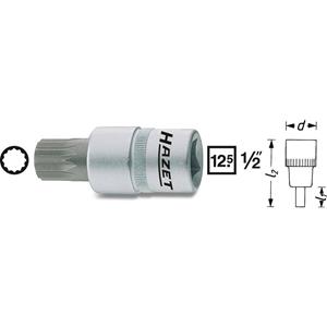 hazet 990-10 Veeltandig (XZN) Dopsleutel-bitinzet 10 mm 1/2 (12.5 mm)