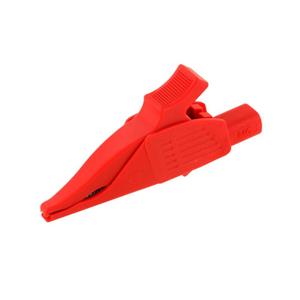 stäubli XDK-1033/I-2 Sicherheits-Abgreifklemme Steckanschluss 4mm CAT IV Rot