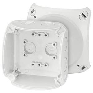 Hensel 62000041 Abzweigkasten (L x B x H) 62 x 93 x 93mm Lichtgrau (RAL 7035) IP66, IP67, IP69 1St.