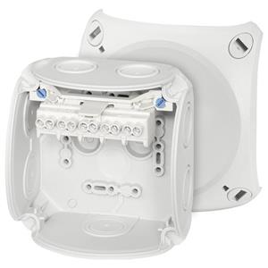 Hensel 62000004 Abzweigkasten (L x B x H) 70 x 104 x 104mm Lichtgrau (RAL 7035) IP66 1St.