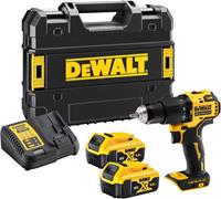 DeWALT DCD709P2T-QW 18V Klopboor-/ Schroefmachine XR Brushless met 2x 5Ah accu en lader