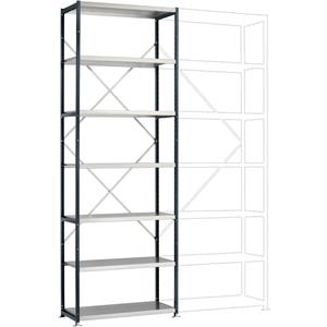 Manuflex RP1617.7016 Fachbodenregal-Grundmodul (B x H x T) 1030 x 3000 x 300mm Stahlboden