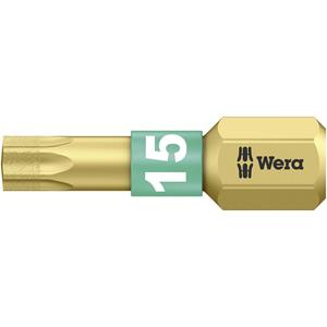 Wera 867/1 BDC TX15X25 Torx-Bit T 15 Werkzeugstahl legiert, diamantbeschichtet D 6.3
