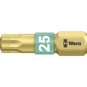 wera 867/1 BDC TX25X25 Torx-bit T 25 Gereedschapsstaal Gelegeerd, Diamant gecoat D 6.3 1 stuk(s)