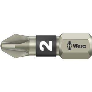 wera 3855/1 TS PZ 1 X 25 MM Kruis-bit PZ 1 RVS D 6.3 1 stuk(s)