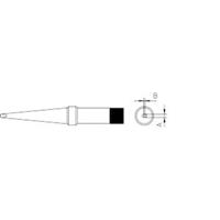 weller 4PTL6-1 Soldeerpunt Langwerpig Grootte soldeerpunt 2 mm Inhoud: 1 stuk(s)