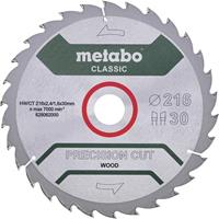 metabo 628326000 Cirkelzaagblad 254 x 30 x 1.6 mm Aantal tanden: 40 1 stuk(s)