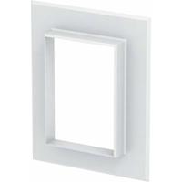 obobettermann Montagezubehör (B x T) 198mm x 158mm 1 St. Reinweiß