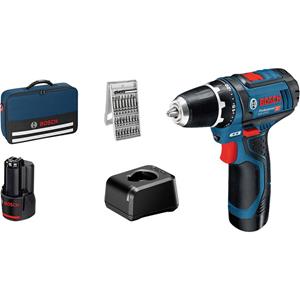 boschprofessional -Akku-Bohrmaschine 12V inkl. 2. Akku