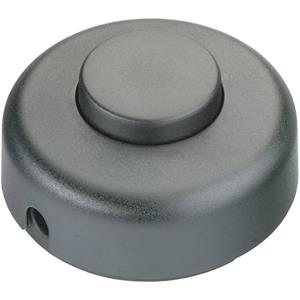InterBär Tretschalter Schwarz 1 x Aus/Ein 2A 1St.