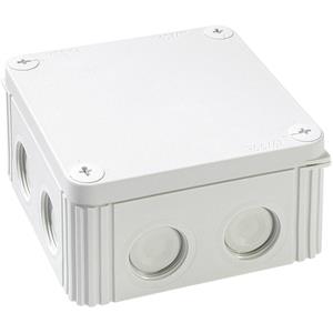 Wiska 10060519 Abzweigkasten (L x B x H) 110 x 110 x 66mm Lichtgrau IP66/IP67 1St.