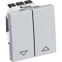 obobettermann Geräteeinsatz Schalter (B x H x T) 45 x 45 x 36mm 1 St. Aluminium
