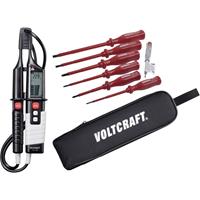 VOLTCRAFT VC 64 Zweipoliger Spannungsprüfer CAT III 1000 V, CAT IV 600V Akustik, LED, LCD